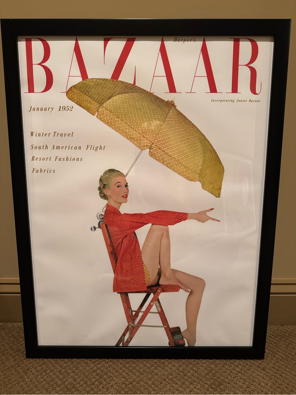 Bazaar Magazine Cover Print